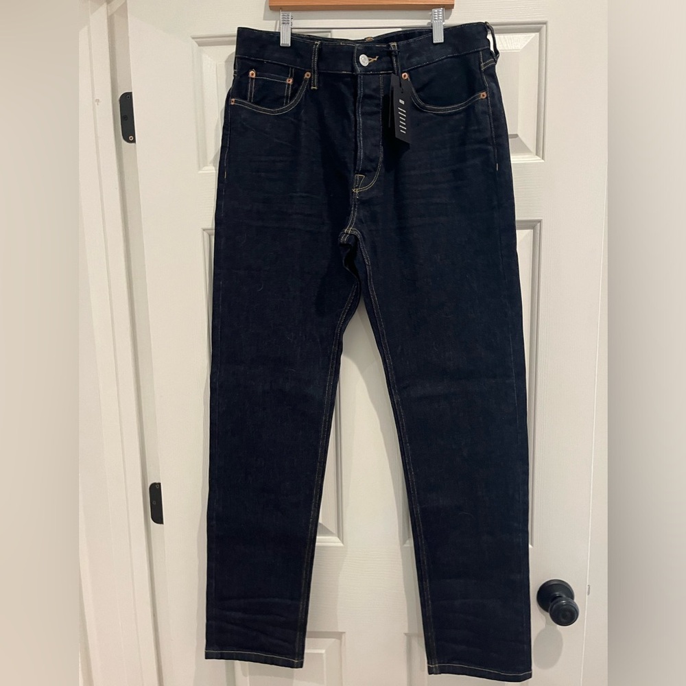 Buck Mason Ford NWT denim jeans pants size 34 x 34